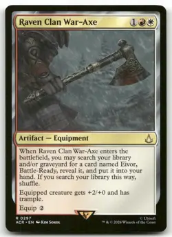 Raven Clan War-Axe #297 MTG Assassin's Creed NM X1 - Image 1