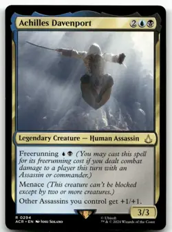 Achilles Davenport #294 MTG Assassin's Creed NM X1 - Image 1
