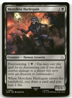 Merciless Harlequin #287 MTG Assassin's Creed NM X1 - Image 1