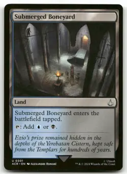 Submerged Boneyard #301 MTG Assassin's Creed NM X1 - Image 1