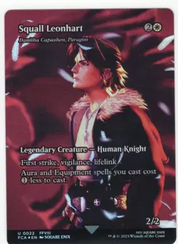 MAGIC MTG FINAL FANTASY FOIL: U 0022 FFVII SQUALL LEONHART - DANITHA CAPASHEN - Image 1