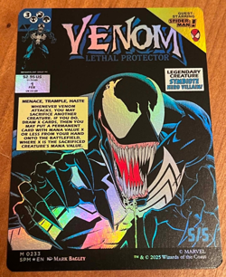 Magic The Gathering: SpiderMan - M233 Eddie Brock/Venom - Borderless Foil Mythic - Image 2