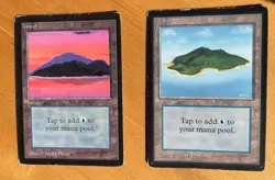 10 basic lands - Magic the Gathering Beta Edition ALL UNIQUE - Image 1