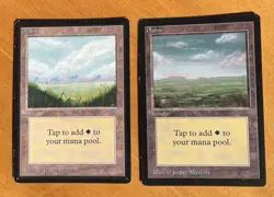 10 basic lands - Magic the Gathering Beta Edition ALL UNIQUE - Image 3
