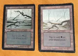 10 basic lands - Magic the Gathering Beta Edition ALL UNIQUE - Image 4