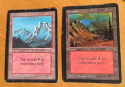 10 basic lands - Magic the Gathering Beta Edition ALL UNIQUE - Image 5