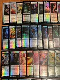 Magic The Gathering: Spider-Man - 44 "Common" Foil Lot (No Duplicates) - Image 2
