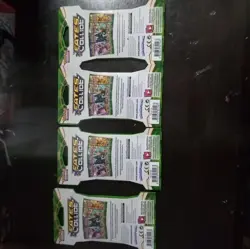 Pokemon XY Fates Collide Sleeved Booster Pack Complete Art Set 4 Packs - Image 3
