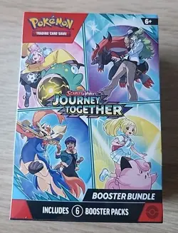 Pokemon TCG Journey Together Booster Bundle SEALED - 6 Booster Packs - Image 1