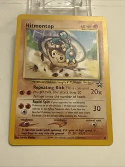 Hitmontop #37 - Black Star Promo - WoTC Pokemon Card +++ - Image 2