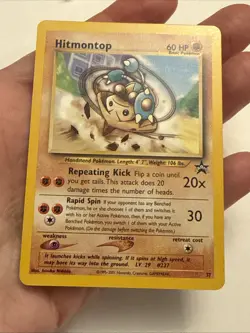 Hitmontop #37 - Black Star Promo - WoTC Pokemon Card +++ - Image 5