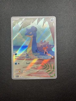 Pokemon Misty's Lapras 194/182 Sv10: Destined Rivals Illustration Rare Holo NM - Image 2
