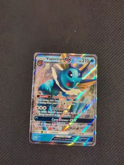 Vaporeon GX SM172 Sun Moon Promo Pokemon NM - Image 1