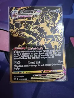Pokemon TCG Eternatus VMAX Shining Fates SV122/SV122 Holo Shiny Holo Rare - Image 2