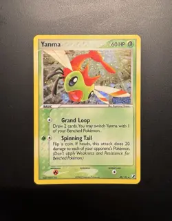 Yanma Unseen Forces Stamped Reverse Holo Foil Uncommon Pokemon Card 50/115 EX - Image 1