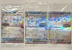 Pokemon Prismatic Evolutions EX Card Lot Glaceon Vaporeon Sylveon promos SEALED! - Image 1