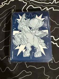 Pokemon TCG Chilling Reign Elite Trainer Box Card Sleeves - Ice Rider Calyrex - Image 1