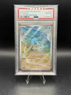 Pokemon Squirtle Illustration Rare Holo Card 170/165 Scarlet & Violet 151 - Image 1