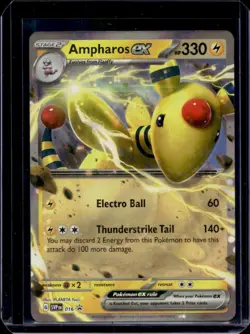 2023-25 Pokemon SV Black Star Promos - SVP EN Ampharos ex #016 - Image 1