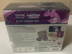 Pokemon Sun and Moon Unified Minds Elite Trainer Box Sealed - Image 2