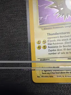 1999 Zapdos *Fossil* Holo Rare 15/62 Pokemon TCG WOTC 🔥 - Image 5