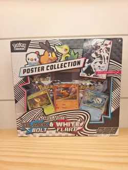 Pokemon TCG Scarlet & Violet Black Bolt & White Flare Poster Collection Box - Image 1