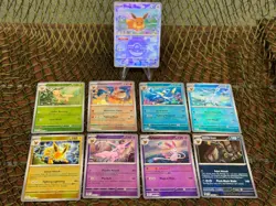 *EEVEELUTION SET x9 * Pokemon TCG ~ POKEBALL ~ Prismatic Evolutions - Image 1