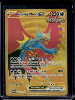2023 Pokemon SV Paradox Rift Roaring Moon ex #262/182 - Image 1