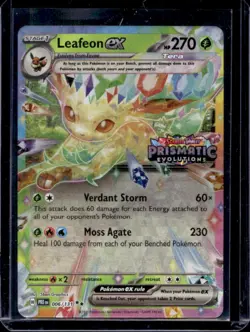 2025 Pokemon Prismatic Evolutions Leafeon ex Promos #006/131 - Image 1