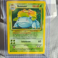 Pokemon Venusaur Holo Rare Base Set Card 15/102 English 1999 Wizards - Image 1