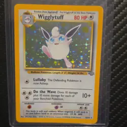 VINTAGE!! Pokemon TCG Wigglytuff Jungle Holo Rare Unlimited 16/64 1999 Wizards - Image 1