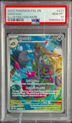 PSA 10 Grafaiai 223/193 – Paldea Evolved SV02 – Illustration Rare – Pokemon TCG - Image 1