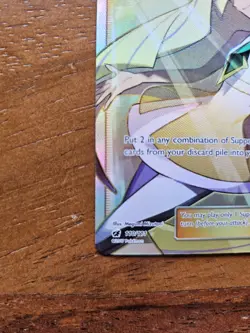 2017 Lusamine Full Art Crimson Invasion 110/111 Ultra Rare Pokemon Waifu Trainer - Image 2