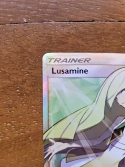 2017 Lusamine Full Art Crimson Invasion 110/111 Ultra Rare Pokemon Waifu Trainer - Image 3