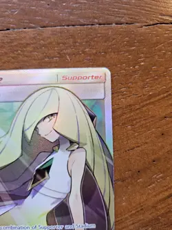 2017 Lusamine Full Art Crimson Invasion 110/111 Ultra Rare Pokemon Waifu Trainer - Image 4