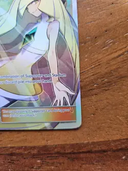 2017 Lusamine Full Art Crimson Invasion 110/111 Ultra Rare Pokemon Waifu Trainer - Image 5
