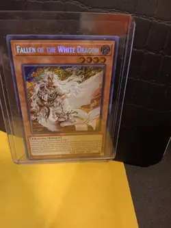 Yugioh! 1x Fallen of the White Dragon BPRO-EN024 Secret Rare 1st Ed NM - Image 1