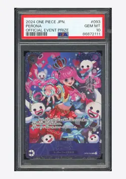 One Piece PSA 10 Perona SR Promo 2024 OP06-093 Offical Event Prize Japanese - Image 1