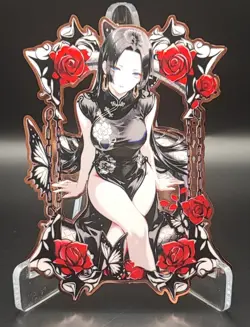 Boa Hancock (One Piece) Metallkarte Peach Wave 3 (Goddess Story Waifu) - Image 1