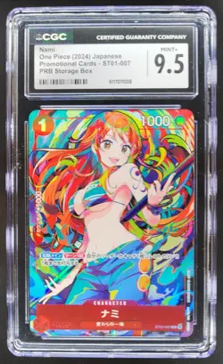 2024 ONE PIECE CCG JAPANESE NAMI PROMO ST01-007 CGC 9.5 A PT - Image 1