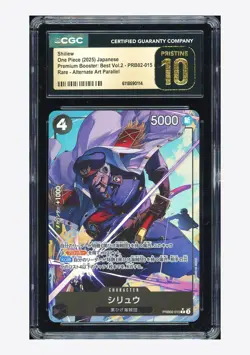 One Piece CGC 10 PRISTINE Shiliew R Alternate Art 2025 PRB02-015 PRB02 Japanese - Image 1