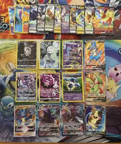 Pokemon Card Lot Full Art Alt Art Fire Flareon Meloetta Eevee - Image 1