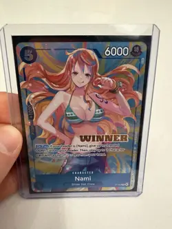 One Piece Card Game Nami Winner P-112 Heroines Battle Promo ENGLISH - Image 1