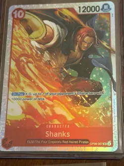 Shanks x4 Card Lot OP13 Alt Art Rare + Other SR Leader Cards One Piece English - Image 4