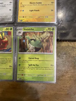 Pokemon TCG Cosmos Holo Rare Cards Set Of 4 Scizor, Electabuzz Dipplin Sinistcha - Image 5