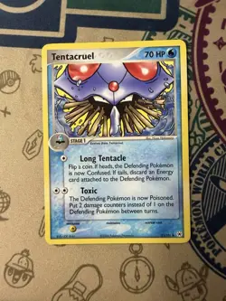 Tentacruel 51/101 Reverse Holo Pokemon Card 2004 EX Hidden Legends - Image 3