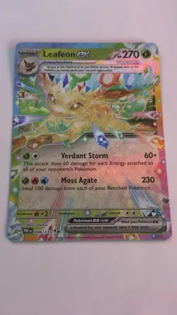Leafeon EX 006/131 Prismatic Evolutions Double Rare Holo Card NM Condition - Image 1