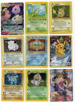 Pokemon 9 Card Lot #15 - Japanese & English - Modern-WOTC Vintage -HP/NM - Image 1