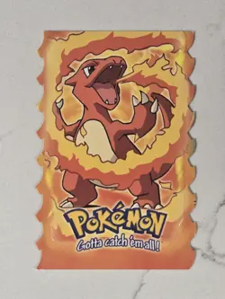 1999 Charmeleon 05 Topps Die Cut Embossed 5 of 12 Pokemon Card LP - Image 1