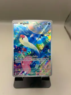 Wiglett Scarlet and Violet Base Set Pokemon TCG Card 206/198 NM Condition - Image 1